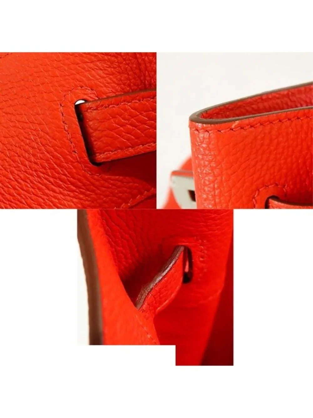 Hermes So Kelly 22 Capucines Silver Togo Shoulder Bag